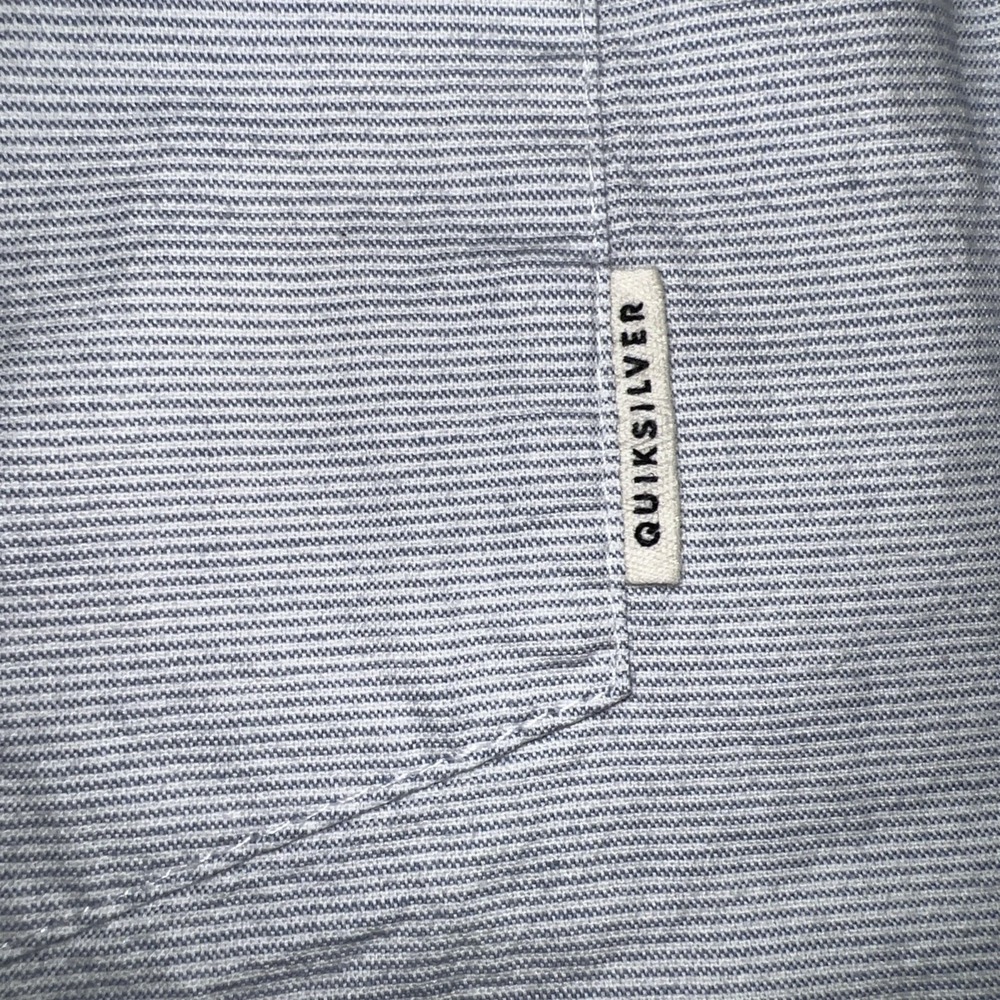 Quiksilver Men's Surfing Button Up Light Blue XlargeShort Sleeve Casual Top291 - Picture 5 of 7